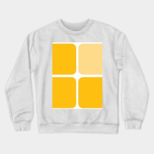 Large Yellow Tiles Crewneck Sweatshirt